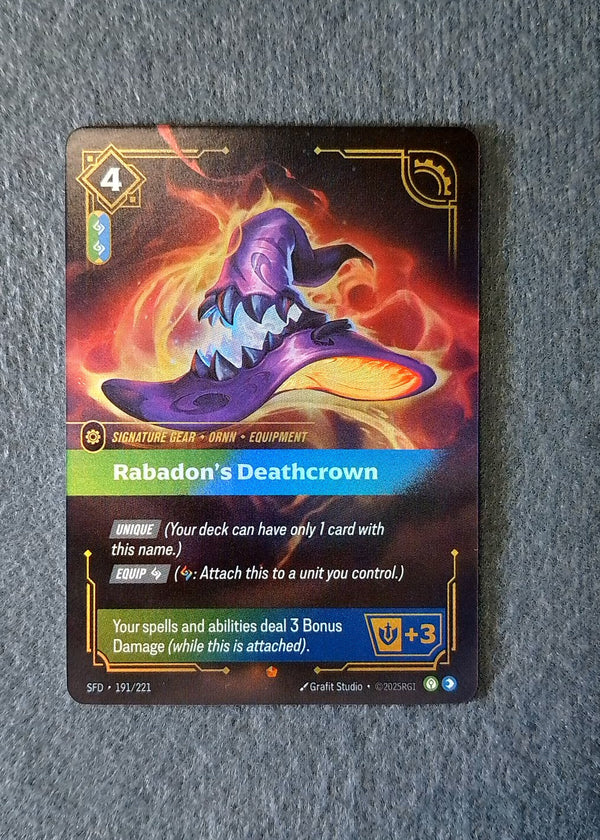 191 Rabadon's Deathcrown Spiritforged Epic NM