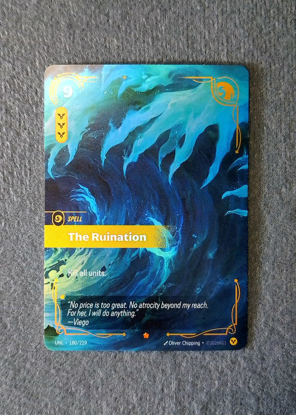 180 The Ruination Unleashed Epic NM