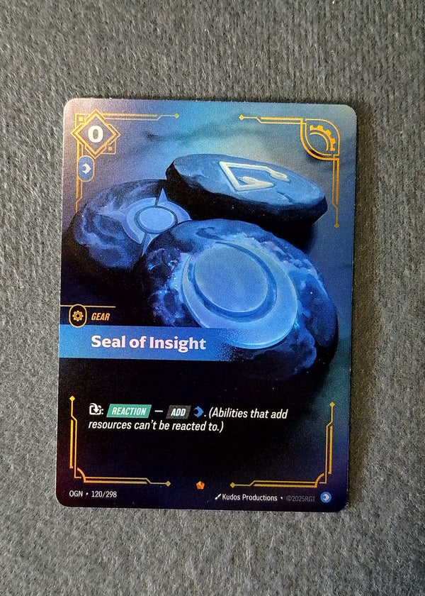 120 Seal of Insight Origins Epic NM