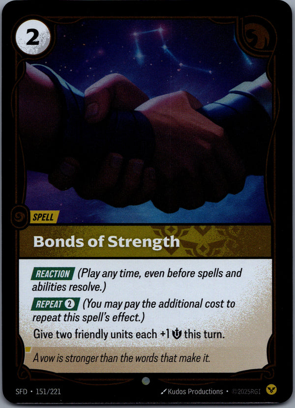 151 Bonds of Strength [Foil] Spiritforged Common NM