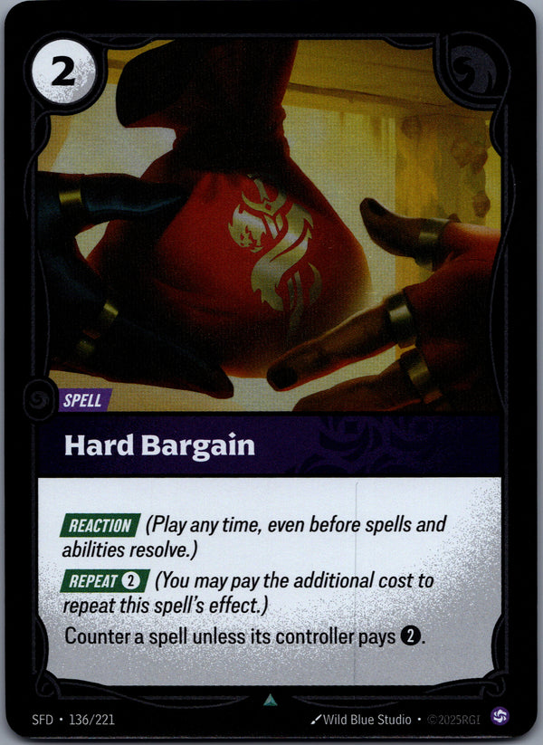 136 Hard Bargain [Foil] Spiritforged Uncommon NM