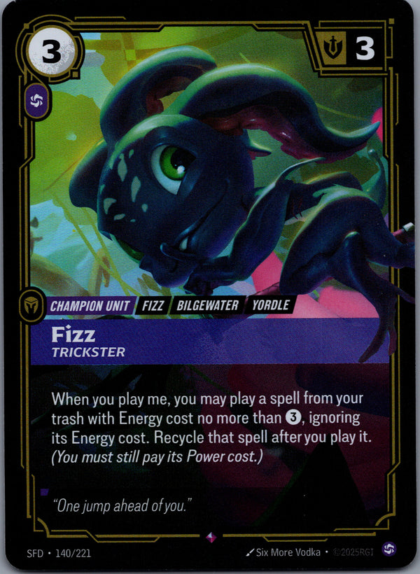 140 Fizz - Trickster [Foil] Spiritforged Rare NM