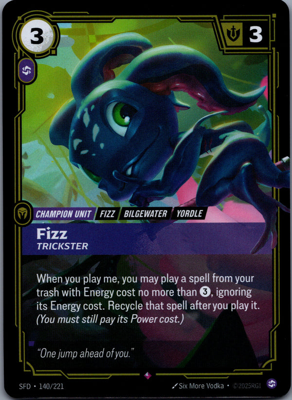 140 Fizz - Trickster [Foil] Spiritforged Rare NM