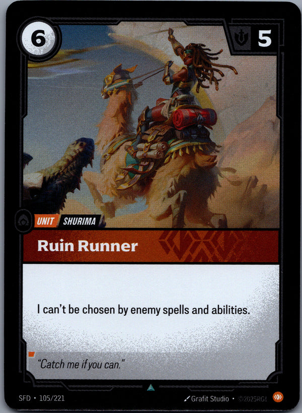 105 Ruin Runner [Foil] Spiritforged Uncommon NM