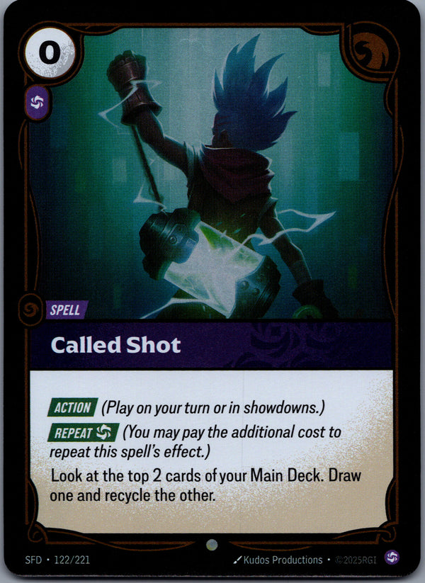 122 Called Shot [Foil] Spiritforged Common NM