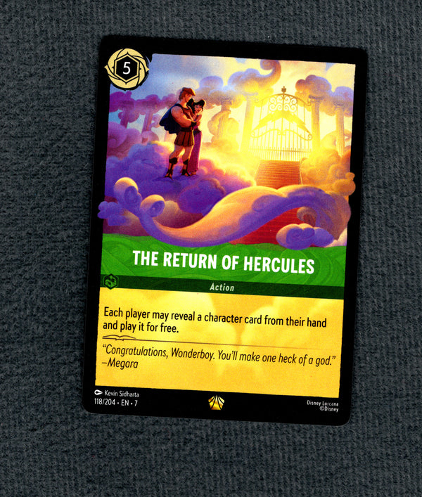 118 The Return of Hercules Archazia's Island Legendary NM