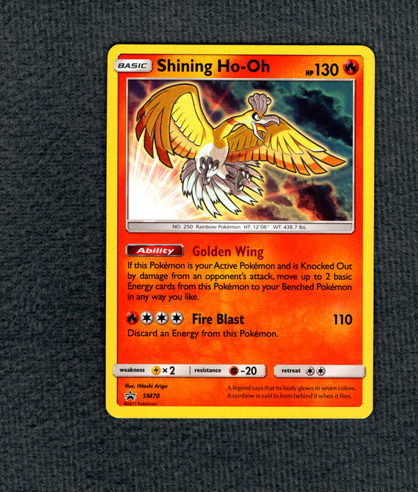 SM70 Shining Ho-Oh SM Black Star Promos Promo HP