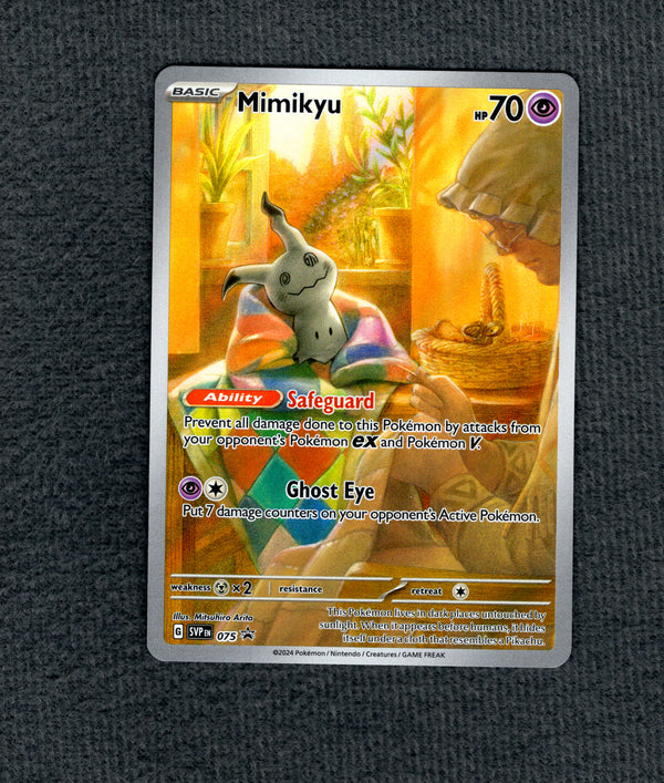 075 Mimikyu SV Black Star Promos Promo NM