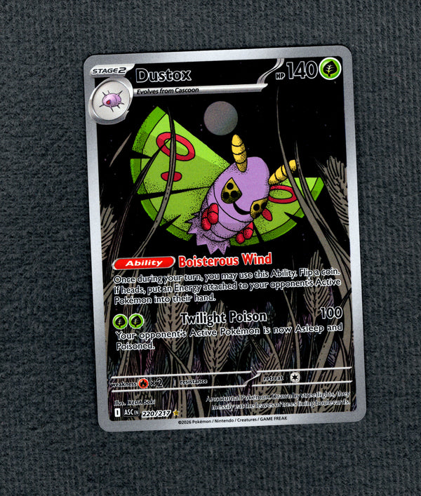 220 Dustox Ascended Heroes Illustration Rare NM