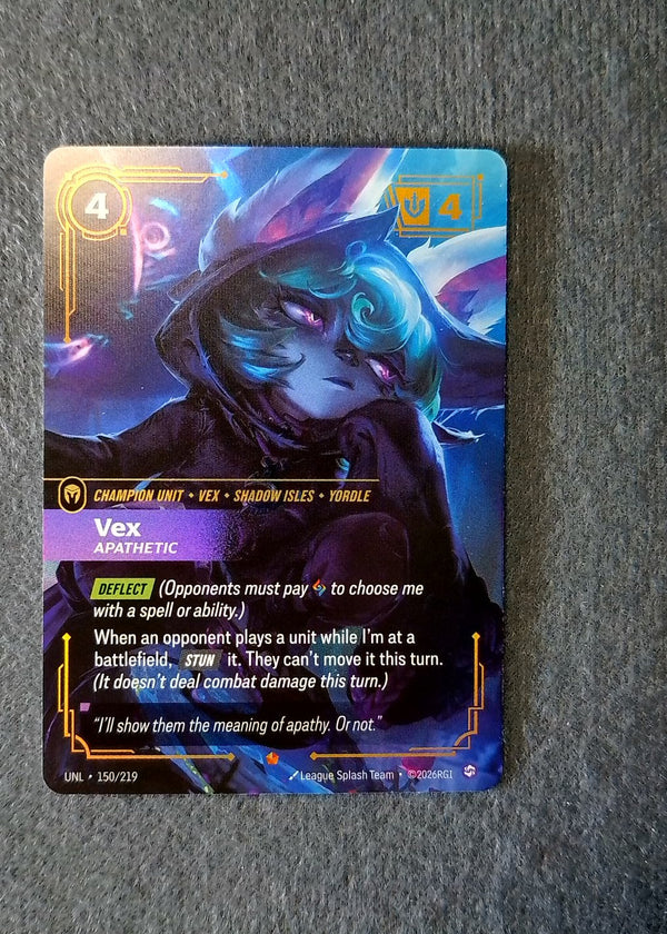 150 Vex, Apathetic Unleashed Epic NM
