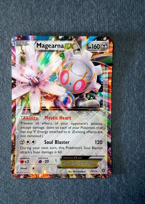 075 Magearna-EX Steam Siege Rare Holo EX HP