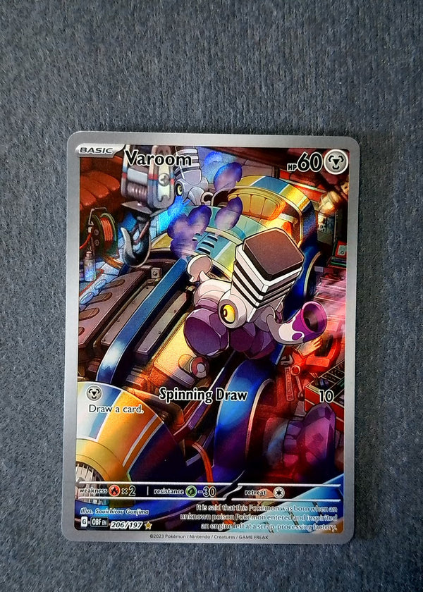 206 Varoom Obsidian Flames Illustration Rare HP