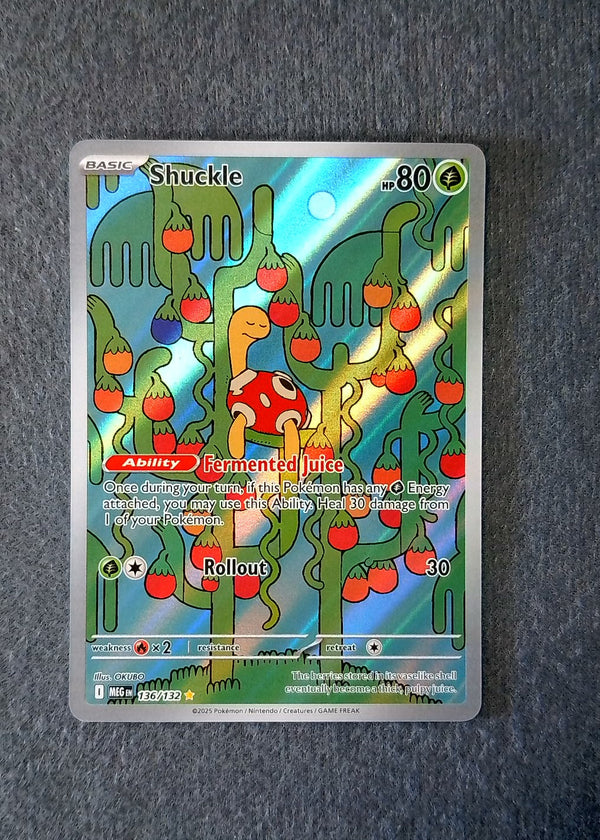 136 Shuckle Mega Evolution Illustration Rare NM