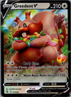 217 Greedent V Fusion Strike Holo Rare V NM