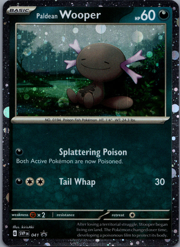 041 Paldean Wooper SV Black Star Promos Promo NM