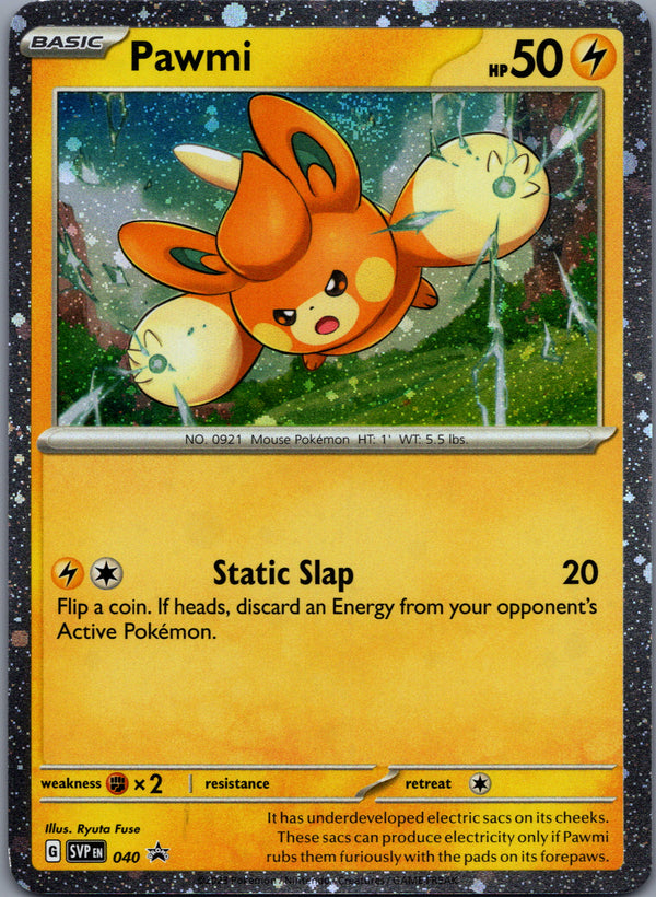 040 Pawmi SV Black Star Promos Promo NM