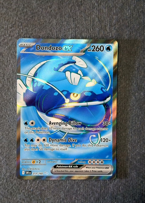 211 Dondozo ex Destined Rivals Ultra Rare NM