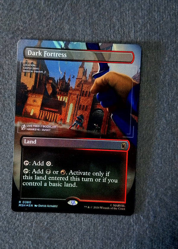 380 Dark Fortress [Foil] Marvel Super Heroes Rare Foil NM
