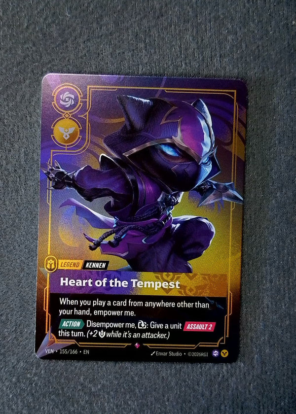 155 Heart of the Tempest [Foil] Vendetta Rare NM