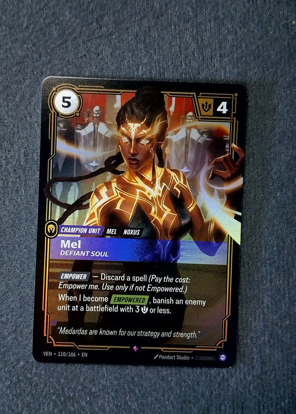 110 Mel, Defiant Soul [Foil] Vendetta Rare NM