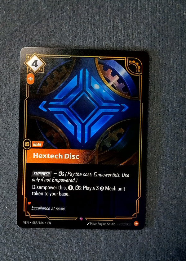 087 Hextech Disc [Foil] Vendetta Rare NM