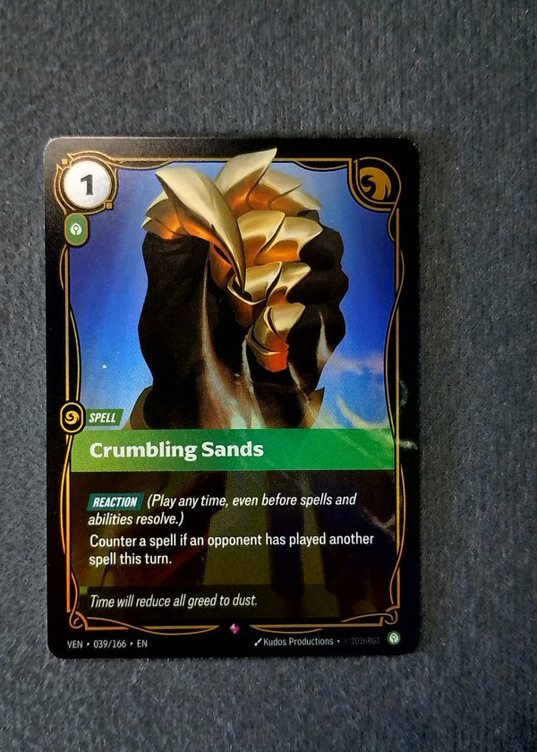 039 Crumbling Sands [Foil] Vendetta Rare NM
