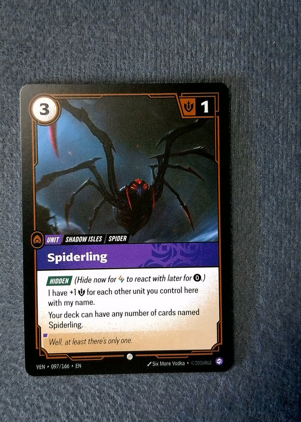 097 Spiderling Vendetta Common NM