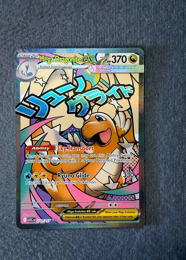 271 Mega Dragonite ex Ascended Heroes Mega Attack Rare NM