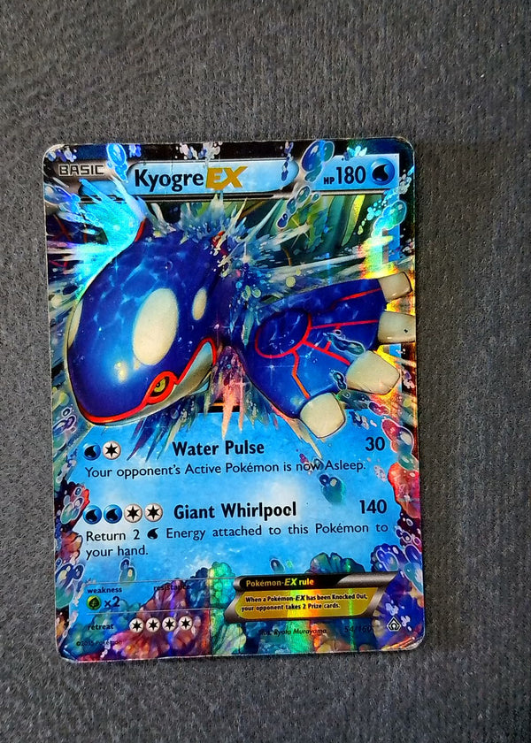 054 Kyogre-EX Primal Clash Rare Holo EX DMG