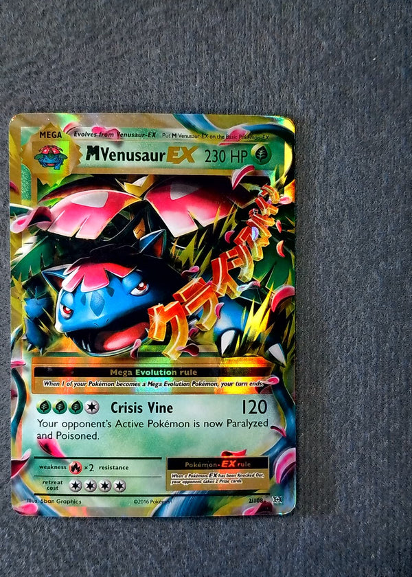002 M Venusaur-EX Evolutions Rare Holo EX DMG
