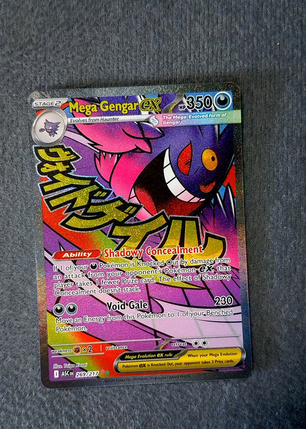 269 Mega Gengar ex Ascended Heroes Mega Attack Rare NM