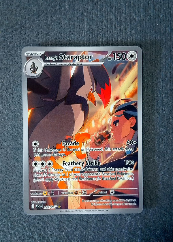 249 Larry's Staraptor Ascended Heroes Illustration Rare NM