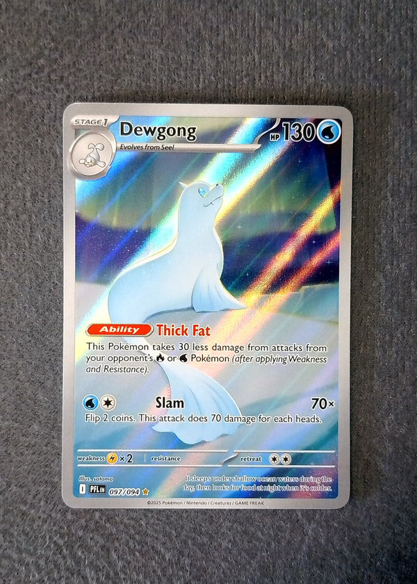 097 Dewgong Phantasmal Flames Illustration Rare NM