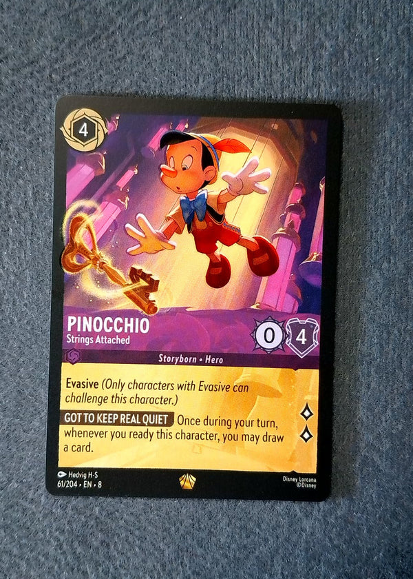 061 Pinocchio - Strings Attached Reign of Jafar Legendary NM