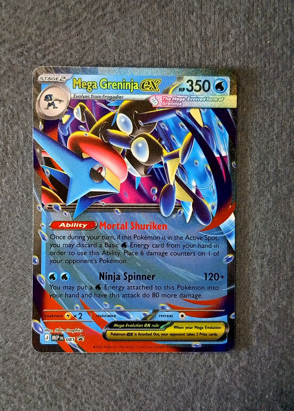 081 Mega Greninja ex ME Black Star Promos Promo NM