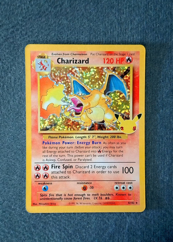 004 Charizard Celebrations Rare Holo LP