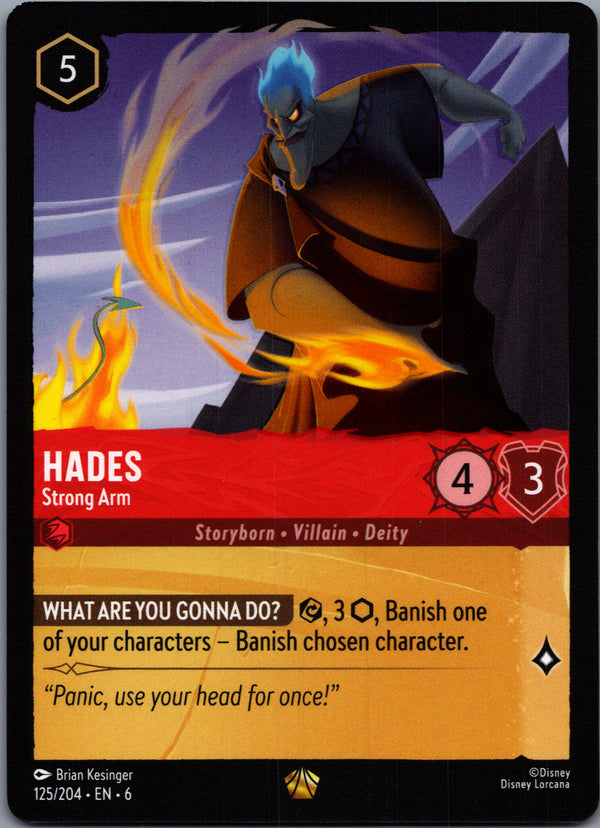 125 Hades - Strong Arm Azurite Sea Legendary NM