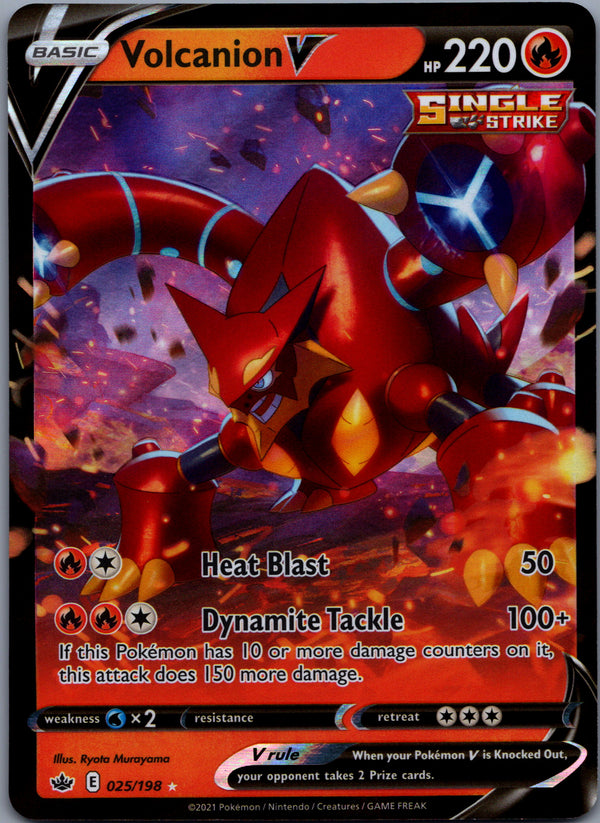 025 Volcanion V Chilling Reign Holo Rare V NM