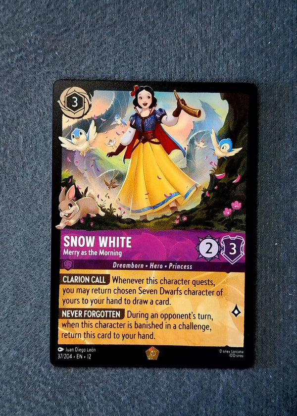 037 Snow White - Merry as the Morning Wilds Unknown Legendary NM