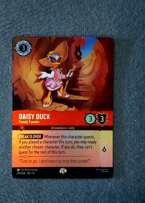 216 Daisy Duck - Trendy Traveler Wilds Unknown Epic NM