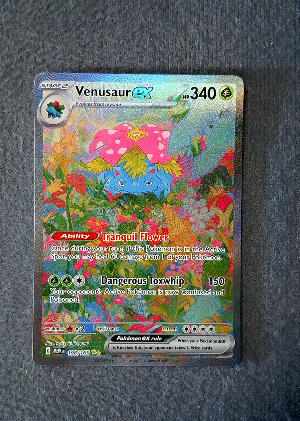 198 Venusaur ex Scarlet & Violet 151 Special Illustration Rare NM