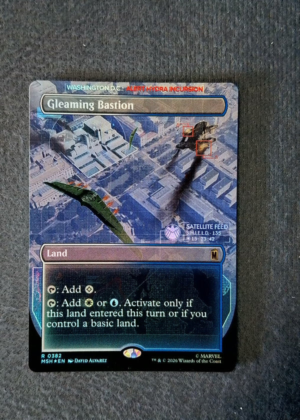 382 Gleaming Bastion [Foil] Marvel Super Heroes Rare Foil NM