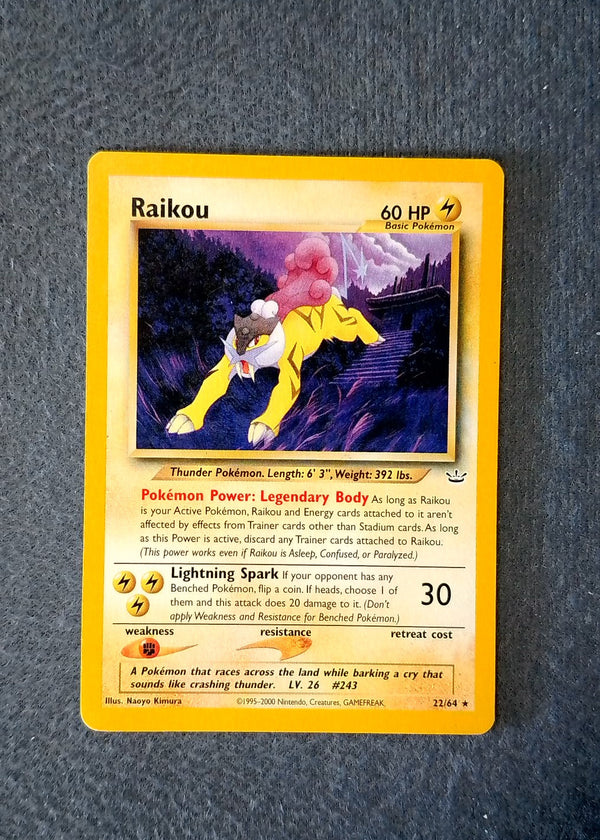 022 Raikou Neo Revelation Rare MP