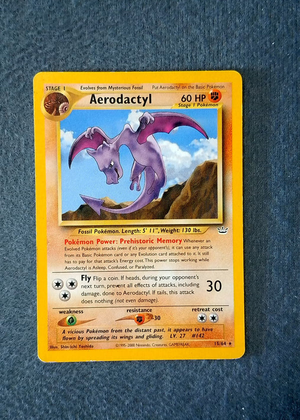 015 Aerodactyl Neo Revelation Rare HP