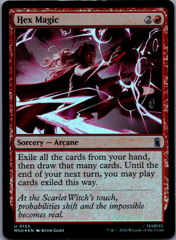 133 Hex Magic [Foil] Marvel Super Heroes Uncommon Foil NM