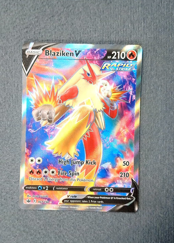 161 Blaziken V Chilling Reign Rare Ultra NM