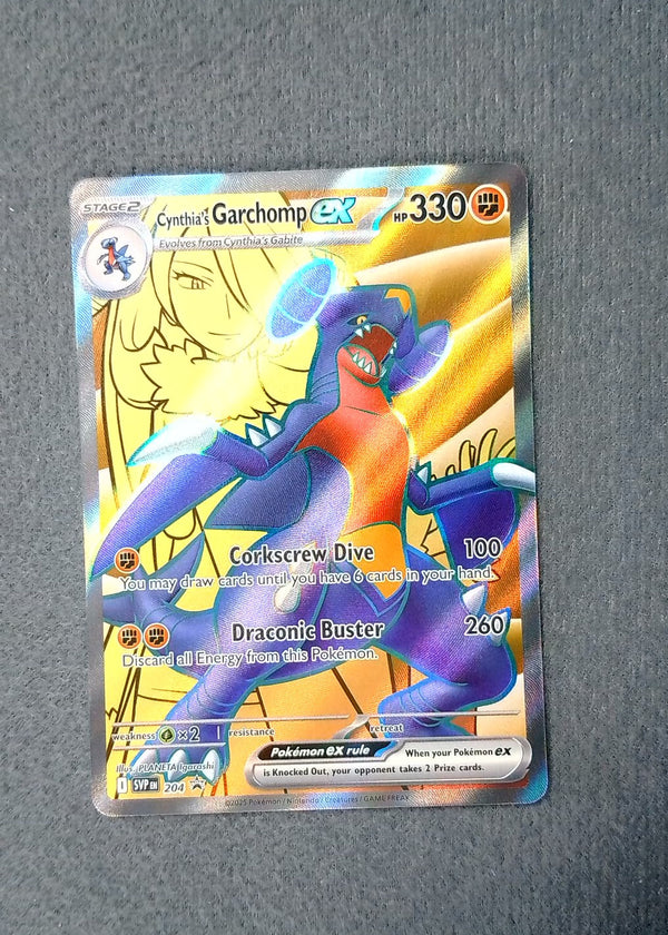 204 Cynthia's Garchomp ex SV Black Star Promos Promo NM