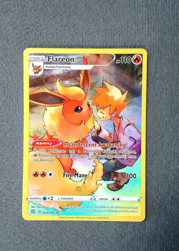 TG01 Flareon Brilliant Stars Rare Holo NM