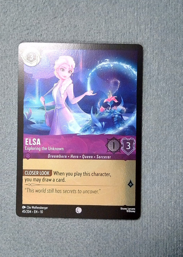 045 Elsa - Exploring the Unknown [Foil] Whispers in the Well Common NM