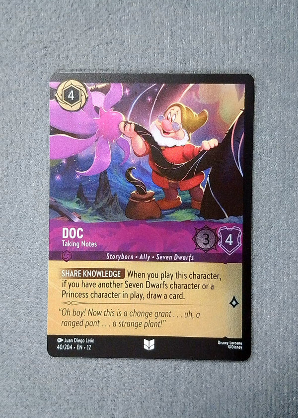 040 Doc - Taking Notes [Foil] Wilds Unknown Uncommon NM